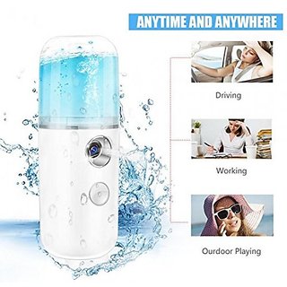 USB Handy Nano Mist Spray Atomization Mister Face Facial Moisturizing Mist Sprayer