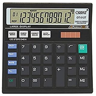 Orpat OT-512GT Calculator (Black) MADE IN INDIA