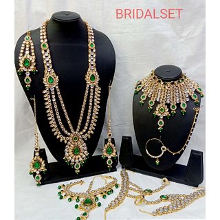 Buy Indian Traditional Kundan Dulhan Bridal Jewellery Set For Women Online 2999 from ShopClues