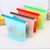 Alciono Silicone Food Storage Container Organiser Bag 1LTR  Airtight  Ziplock  Heat and Cold Resistan Pack of 4
