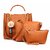 Brown Combo of Handbag with sling bag and Cosmetic Pouch-CB-BRN3