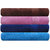 Akin Premium 500 GSM MultiColor Cotton Hand Towels Set Of 4