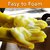 Alciono Yellow Magic Washing Silicone Gloves Reusable with Scrubber for Cleaning, Dish Washing, Kitchen, Bathroom Pack 1