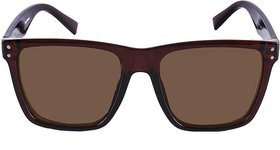 TRUE INDIAN  UV Protection SPECTACLES  (Free Size)  (Brown)