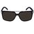 TRUE INDIAN  UV Protection Retro Square Spectacles (Free Size)  (Black)