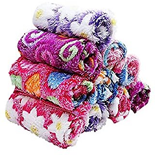 cute Fashion  soft Cotton Face Towel Set of 6 (Size 25 x25 cm) (Multicolor)