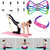 8-Shaped Elastic Pull Rope Yoga Resistance Band for Yoga Pilates PACK of 5