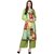 Saadhvi Green and Blue Crepe Geometric Pack of 2 Kurtas