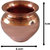 De-Ultimate Pack Of 6 Pcs Copper ( 2 No ) Kalash Lota for Festival Puja