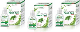 Vringra Tulsi Drops - Immunity Booster - Health Supplement - Tulsi Liquid - Tulsi Leaves Extract 30ml (Pack Of 4)