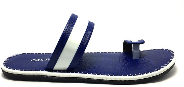 Buy Castoes Blue Casual Slippers for Men Online 419 from ShopClues