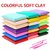 Sillyme Colorful Kids Ultra Light Modeling Clay Magic Air Dry Clay Artist Studio Toy 12 Bright Color 12 Colors No-Toxic Modeling Clay  Dough