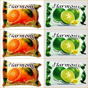 Harmony Fruity Soap ( Mix Pack  6 -75 gms)