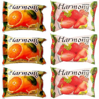 Harmony Fruity Soap ( Mix Pack  6 -75 gms)