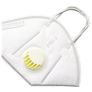                       1 Pieces KN95 Anti Pollution Mask With Adjustable Noseclip & Elastic Ear Design Corona Protection Mask                                                 