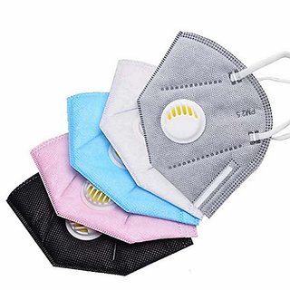 5 Pieces High Filtration Capicity 5 layered anti pollution Face mask With Mask Cleaner For Men Women - Jaipur Gemstone 5 Pieces High Filtration Capicity 5 layered anti pollution Face mask With Mask Cleaner For Men Women - Jaipur Gemstone