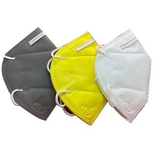 N-95 Air Filter Face Mask, Anti Dust/Pollution/ Bacterial Premium Quallity mask (Pack Of 3) N-95 Air Filter Face Mask, Anti Dust/Pollution/ Bacterial Premium Quallity mask (Pack Of 3)
