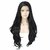Elegant Hairs Synthetic Wavy hair Wig for Women(Black,Size 40)