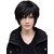 Elegant Hairs  Wigs for Men's Cool Male Black Short Straight Hair Wig/Wigs Cosplay Party Cheaper from SuperWigy(Black,78)