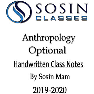 Anthropology Handwritten Class Notes By Sosin Mam Target IAS 2019-2020