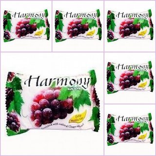 Harmony Grape Fruit Soap - Pack of 6 -75 grams each