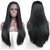Shaear Hairs Lace Front Wig Fully Hand Tied Synthetic Box Braids Crochet Heat Resistant Hair Wigs for Black Women Natural Color 38 Inch