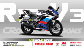 CR Decals YAMAHA R15 V3 Custom Decals/ Wrap/ Stickers HP Edition Kit