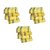 AKIN Premium Yellow Cotton 550 GSM Hand Towels Set Of 12 (Length24, Width16)