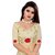 Saadhvi Beige Dupion Silk Embroidered Lehenga Choli