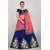 Saadhvi Blue Silk Embroidered Lehenga Choli