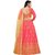 Saadhvi Pink Silk Embroidered Lehenga Choli