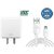 WOGO (OPPO Original)5V/4A Vooc Charger with Vooc Data Sync Charging Cable for Oppo F11 Pro All Oppo Smartphone-White