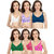 Daily Wear Hosiery Non-Padded Bra (Pack of 6)