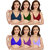 Daily Wear Hosiery Non-Padded Bra (Pack of 6)