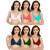Daily Wear Hosiery Non-Padded Bra (Pack of 6)