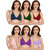 Daily Wear Hosiery Non-Padded Bra (Pack of 6)