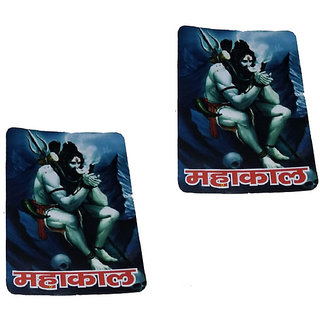 Buy ShobhRam 2pcs Blue Aghori Mahakaal 12x10 Cm Decal Vinyl Windows ...