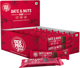 DEV.PRO. Date  Nuts (16 Pack of 30 G Each) Apple Cinnamon Bars 480 G