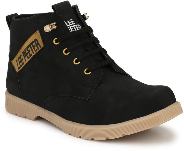 Buy Lee Peeter Men s Black Casual Boot Online 778 from ShopClues