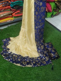 sanna silk saree with blouse piece