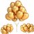 Alyka Metallic Balloons for Decorations, 10-inch(Dark Golden) - Pack of 50