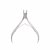 Stainless Steel Nail Cuticle Nipper Pliers Manicure Pedicure Trimmer Tool, Bilateral Sprung