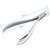 Stainless Steel Nail Cuticle Nipper Pliers Manicure Pedicure Trimmer Tool, Bilateral Sprung