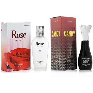                       Formless Perfume Combo 30ml Rose, 30ml Candy Spray                                              