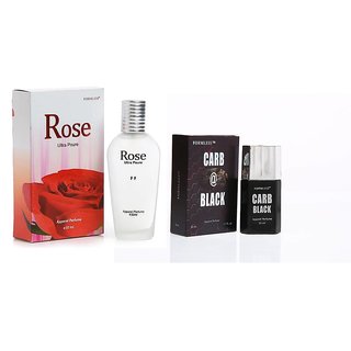                       Formless Perfume Combo 30ml Rose, 30ml CarbBlack Spray                                              