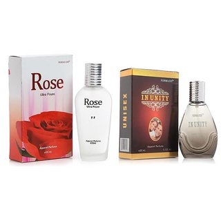                       Formless Perfume Spray Combo 30ml Rose, 30ml Inunity                                              