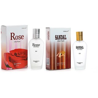                       Formless Perfume Combo 30ml Rose, 30ml Sandal Spray                                              