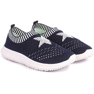 Buy Lancer Kid's Navy White Sports Walking Shoes Online @ ₹499 from ...