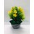 PS GOODS HOUSE Artificial Small Bonsai with Fiber Pot for Decoration in Office, House, Hotel and for Gift Purposes. Le