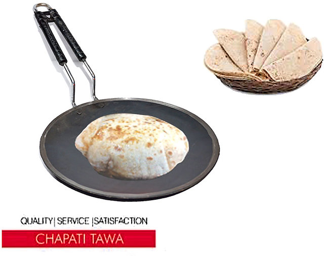 Premium Pure Iron Tawa (Roti Tawa, 24 cm)